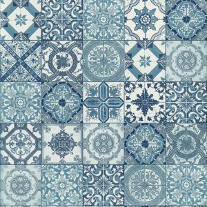 Likewise Floors Aphrodite Vinyl – Belgravia Blue flooring sample