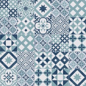 Likewise Floors Aphrodite Vinyl – Kensington Blue flooring sample